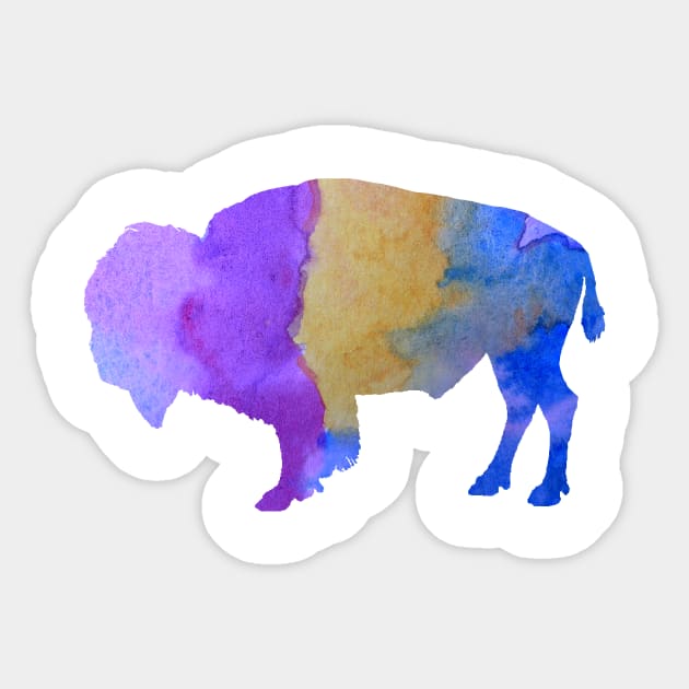 Bison Sticker by BittenByErmines